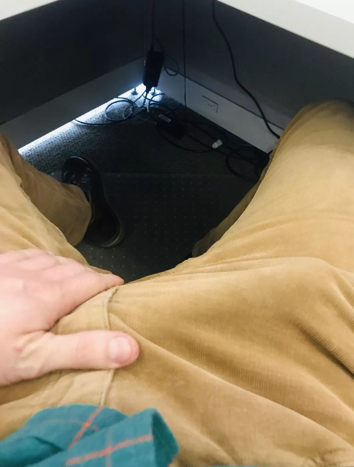 Not so subtle bulge in the office 😉 posted by _Rohirrim