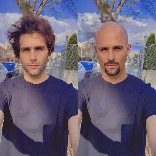 Note to self: don’t shave head by vibratingboard