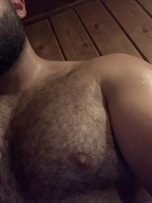 Nothing beats a sweaty sauna sesh. by yungdadi