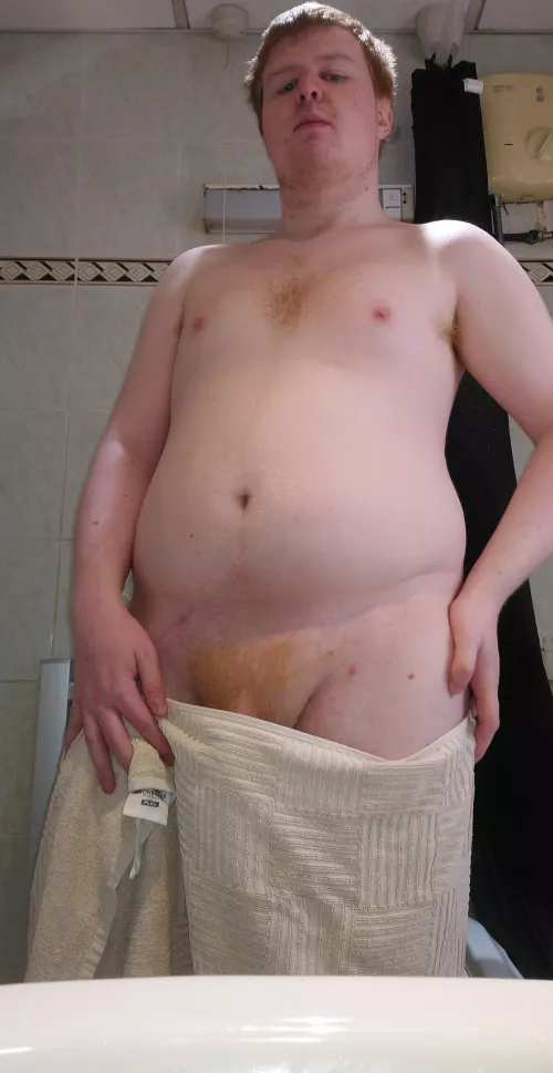 Nothing better than a nice hot shower after a cold morning walk. 24/Enby. by Orasaika_NSFW