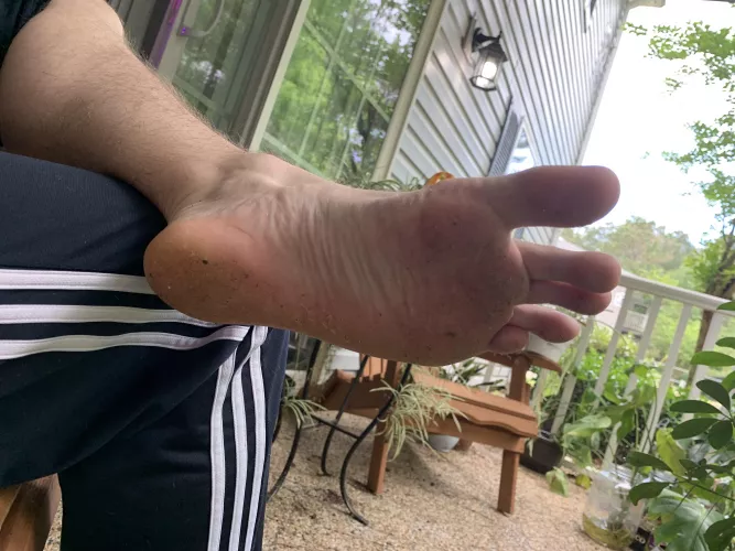 Nothing like being barefoot outside 😊 by hottubsexmachine18