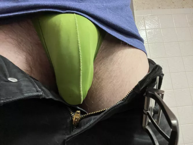 Nothing quite like a bulging jock at work by spiznats