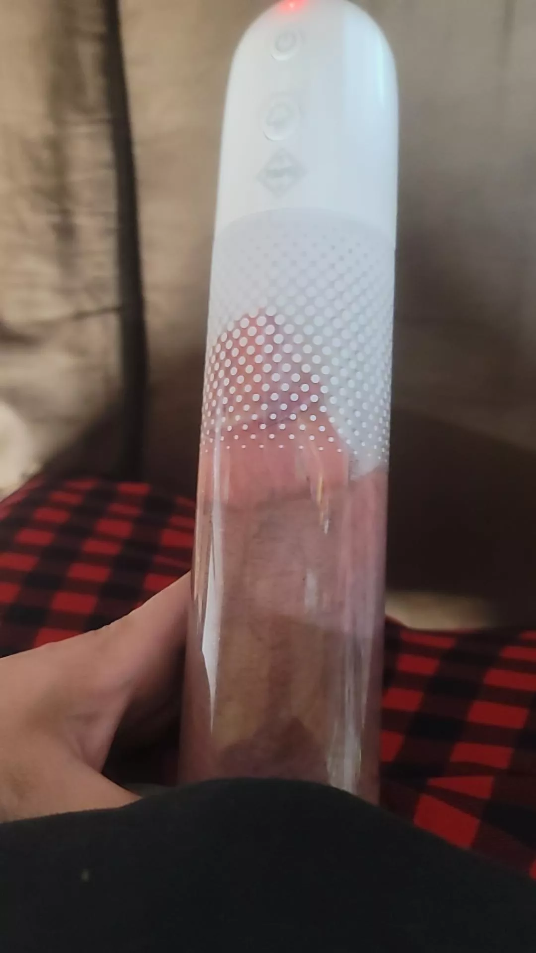 [nsfw] love pumping whenever I can... but do your balls always get in the way of gaining birth all the way down the shaft? posted by _horripilation