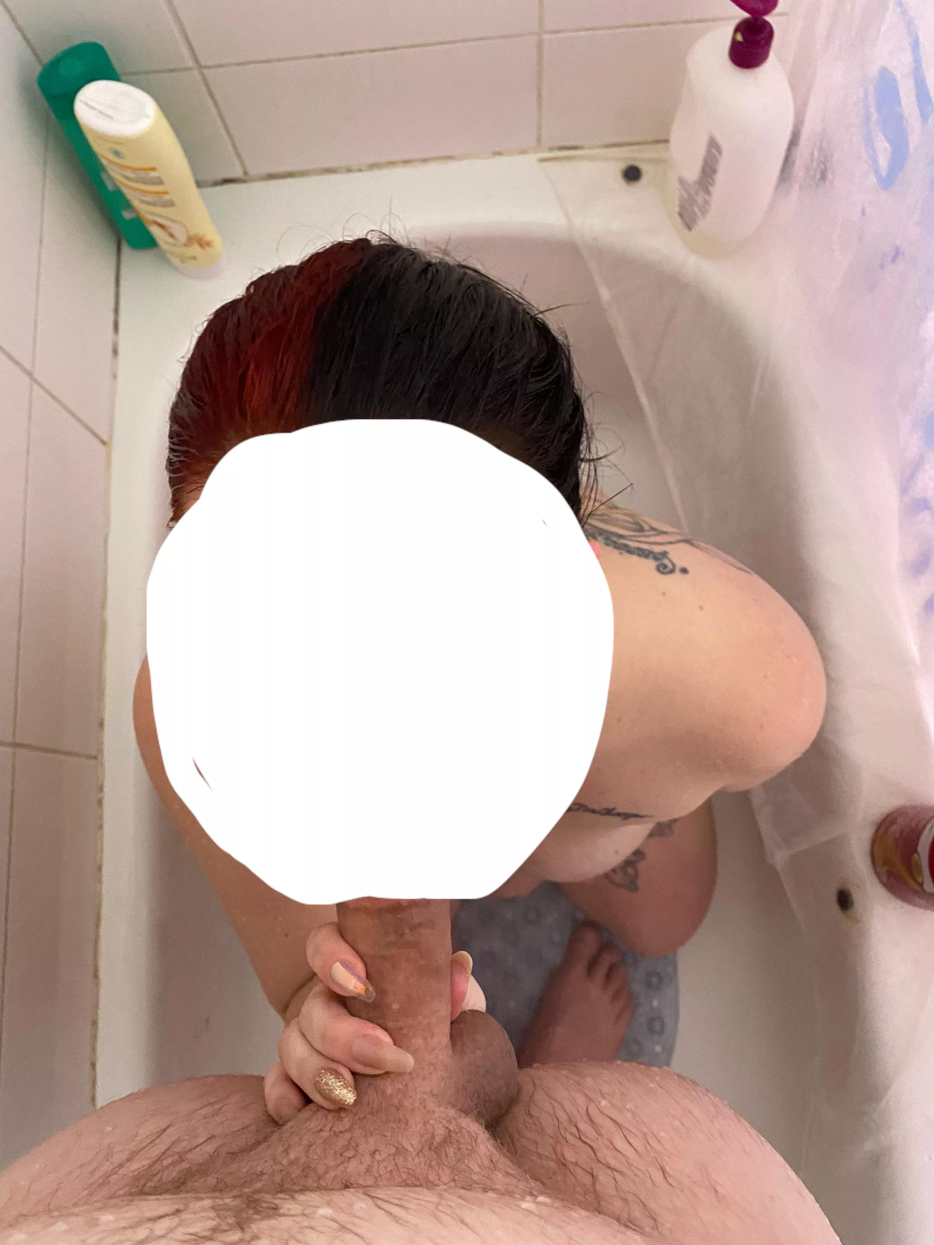 NSFW who wants to watch mommy suck daddy’s cock in the shower 🥵 posted by tinkerbell_mama