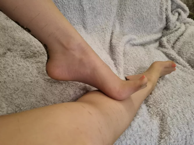 Nude pantyhose just bring the sensuality to life by GoddessFK