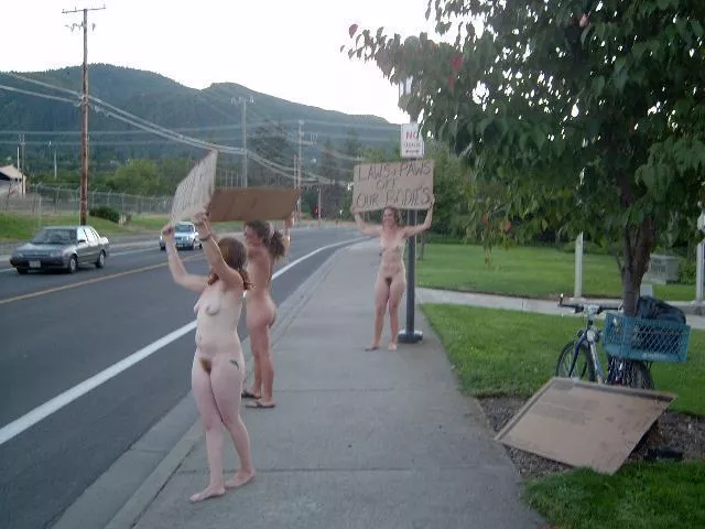 Nude Protest posted by Wonderful_Client4744