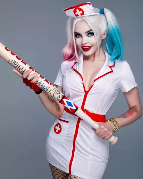 Nurse Harley Quinn by Kalinka Fox by Supercosplaylover