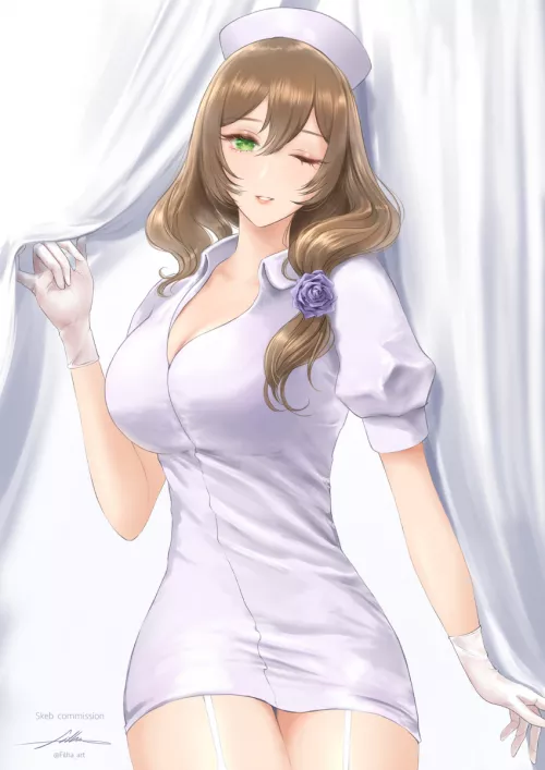 Nurse Lisa [Genshin Impact] by Written_up_for_125