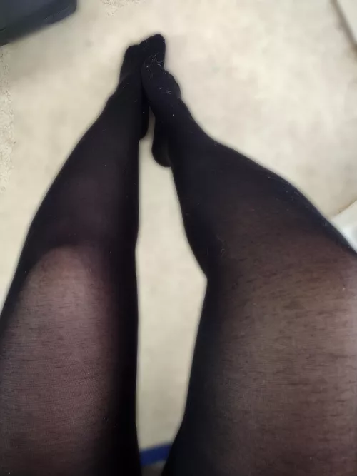 Nylon legs and thick thighs by LadyFabulous90