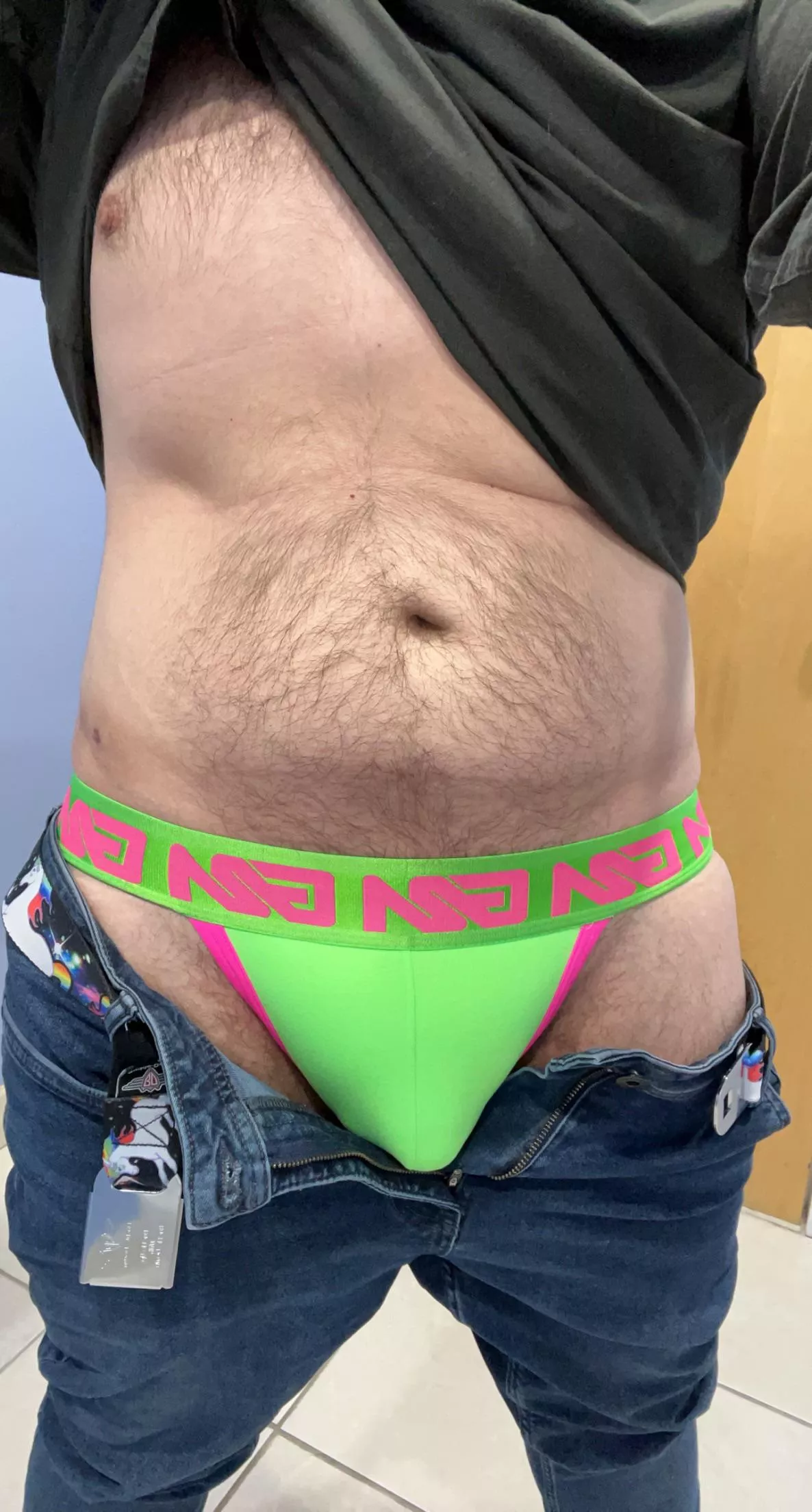 Obviously have to wear green to work today ☘️ posted by pokedinthedex