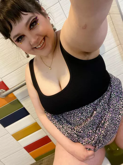 [OC] date night with my delicious [F]26 wife = public piss shots for everyone! by darlingnikki96_owner