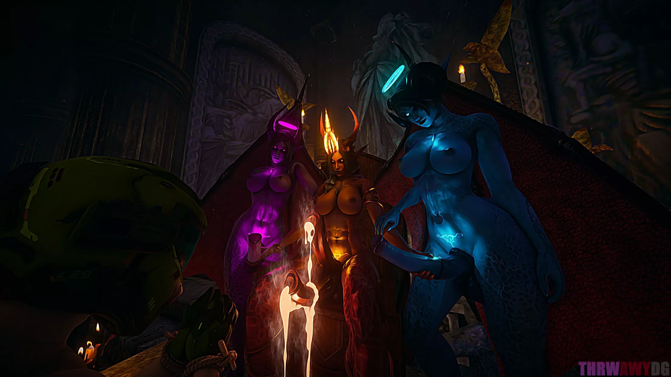 [OC] Doom Guy in a Bind posted by thrwawydg