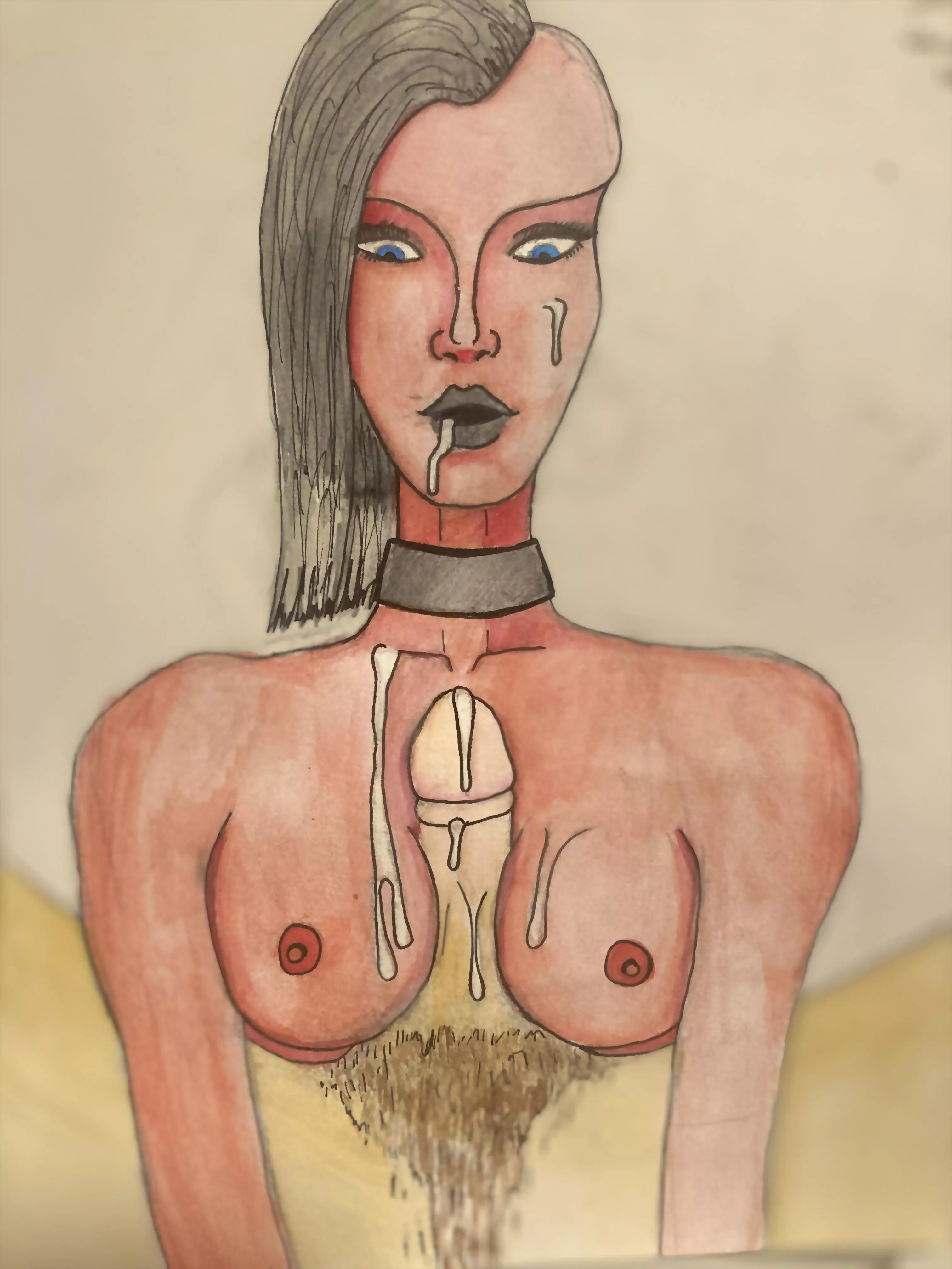 OC Falleen having some fun (new to drawing nsfw stuff) posted by Clown_In_a_Tree