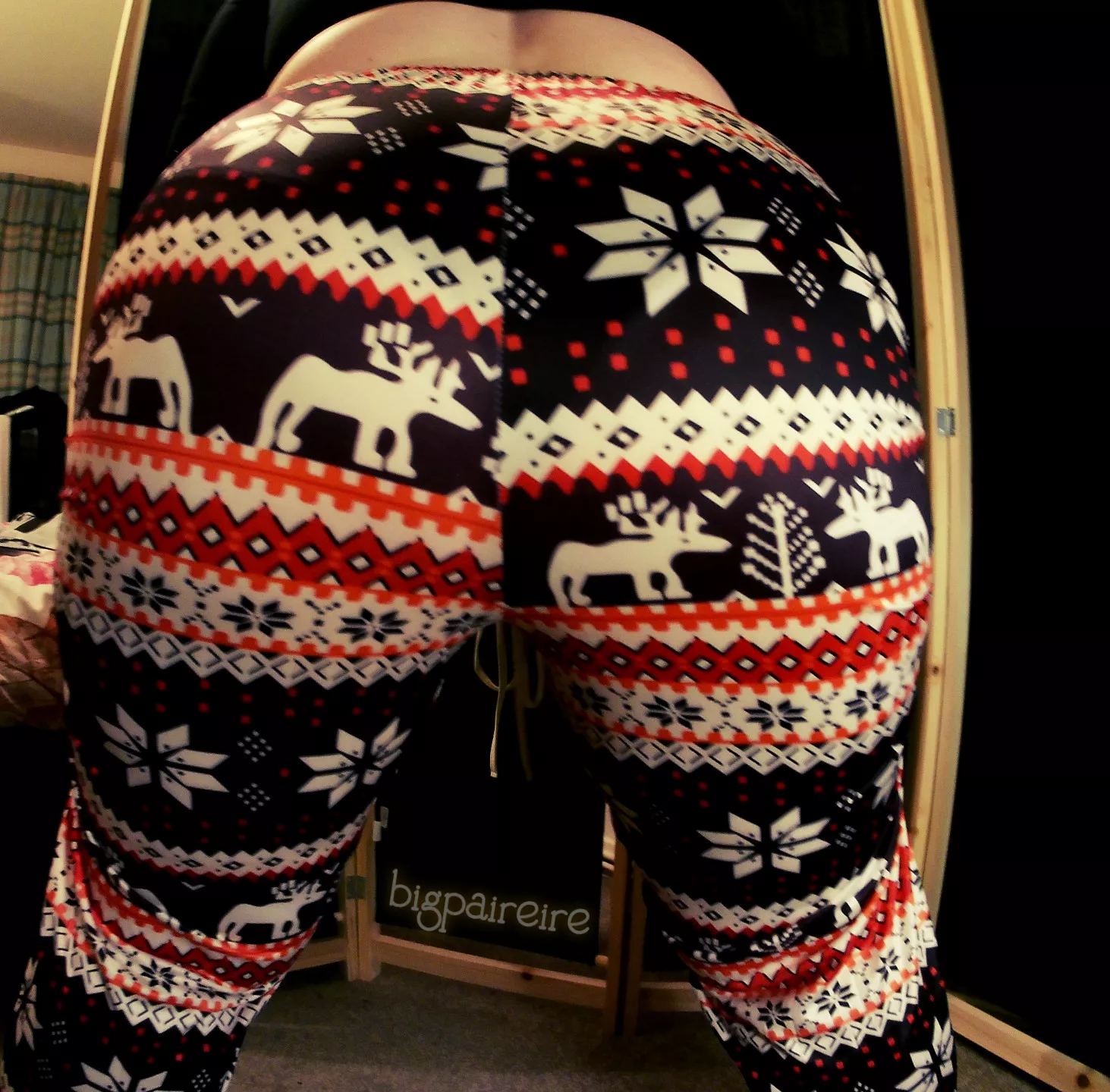 [OC] I got these dumb yoga pants as a Christmas present posted by bigpaireire