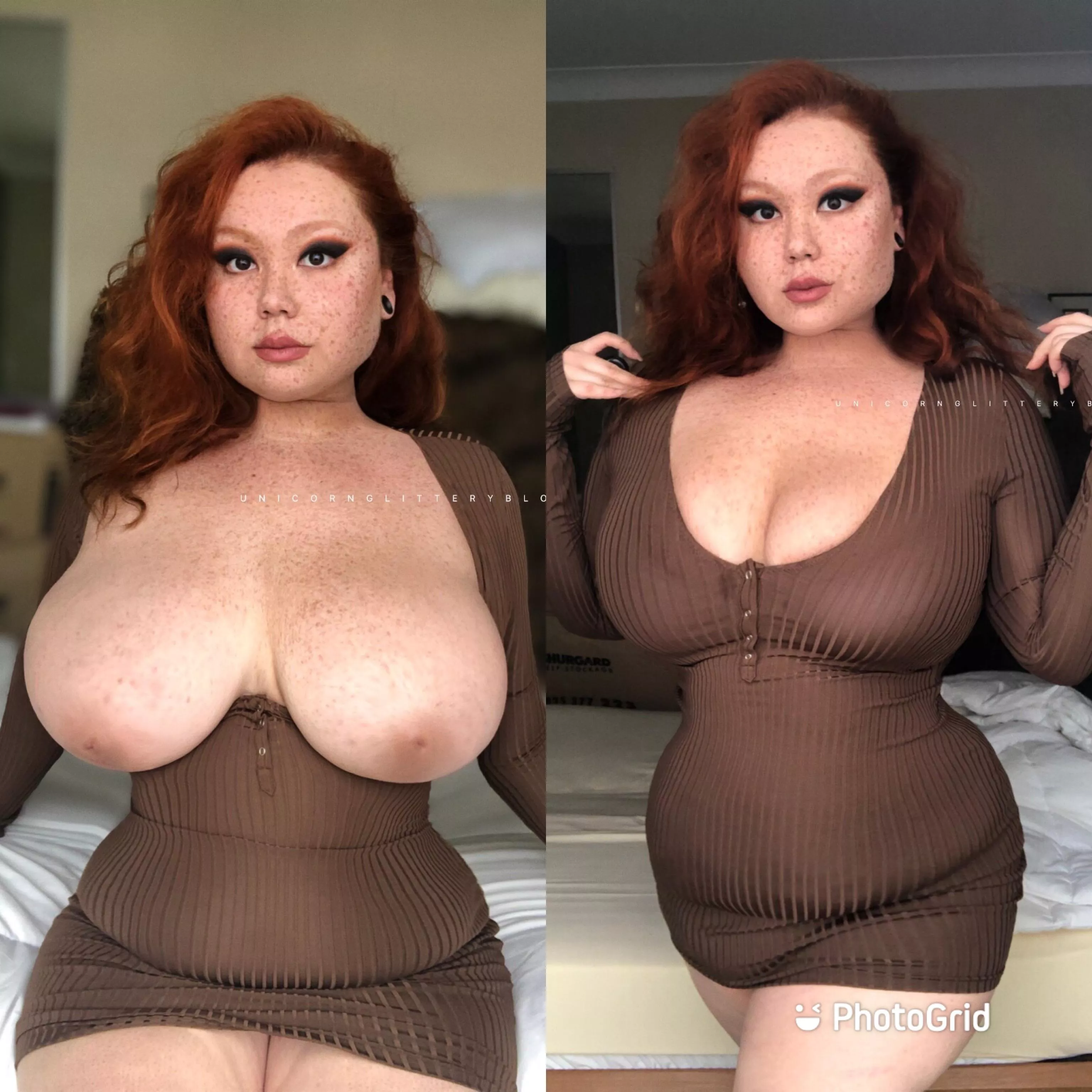 [OC] I’m going out like this, is it too much? posted by Unicornglitteryblood