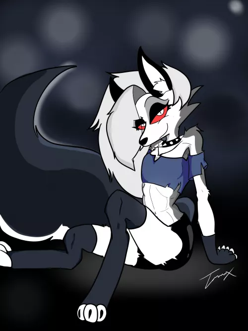 (OC) Loona from helluva Boss by TimesX