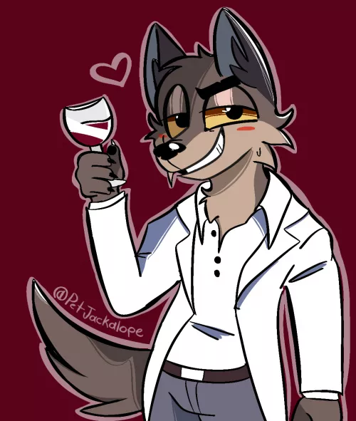 [OC] Mr. Wolf from The Bad Guys by pinkfaun