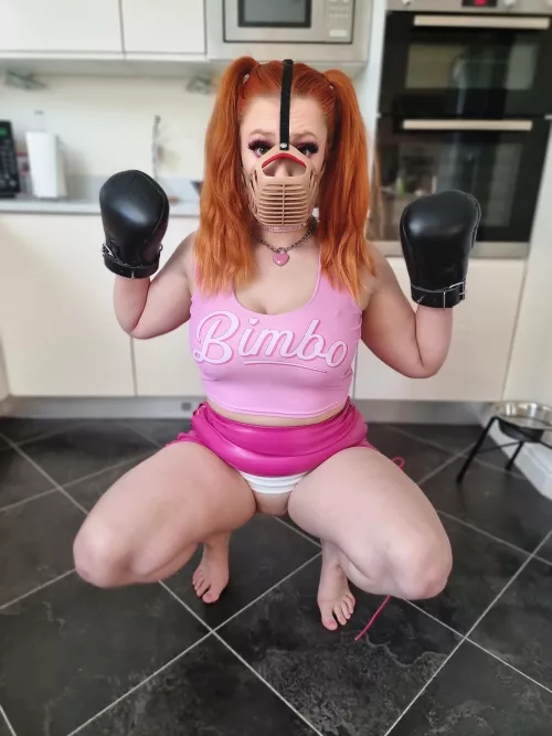 [oc] Muzzled, mitted & begging by Dolly-Poppet