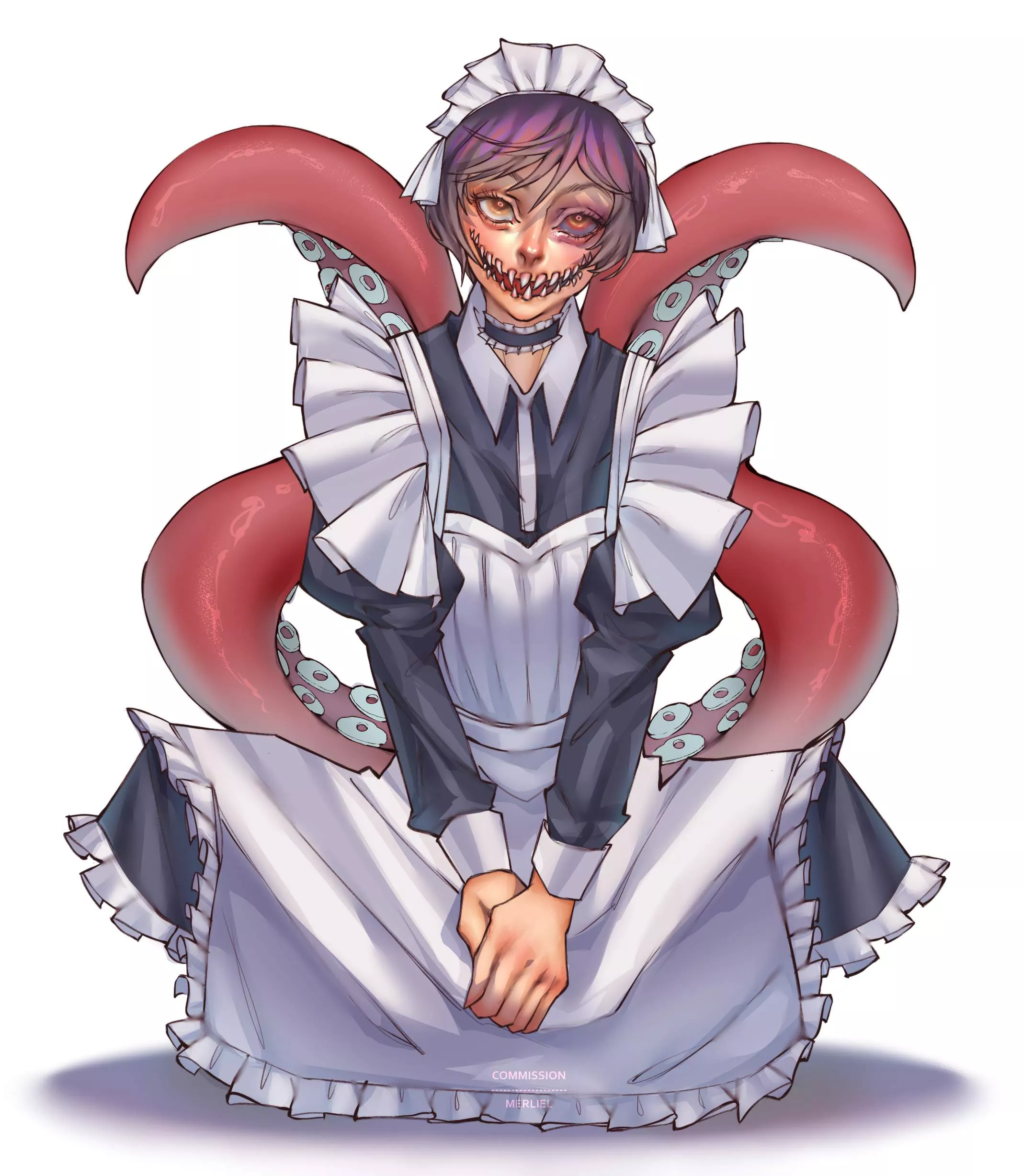 [OC] Octo maid, paid request posted by merliel_