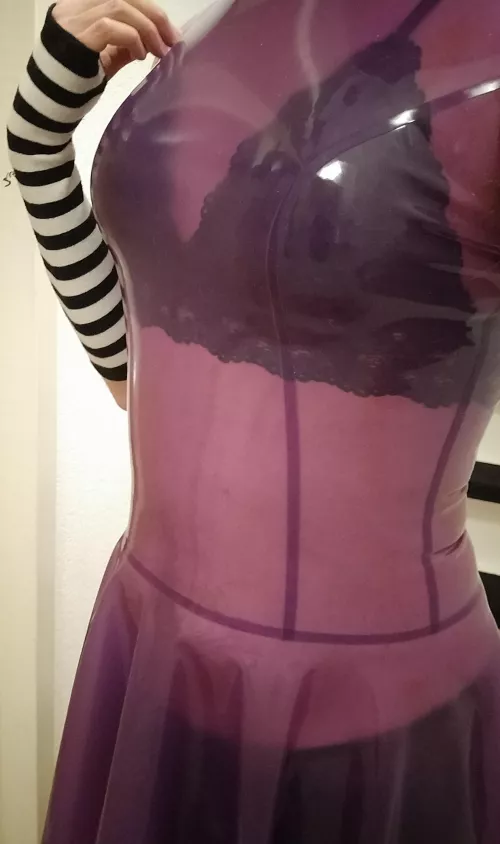 [OC] purple see-through latex 💜 by Shijuuichi