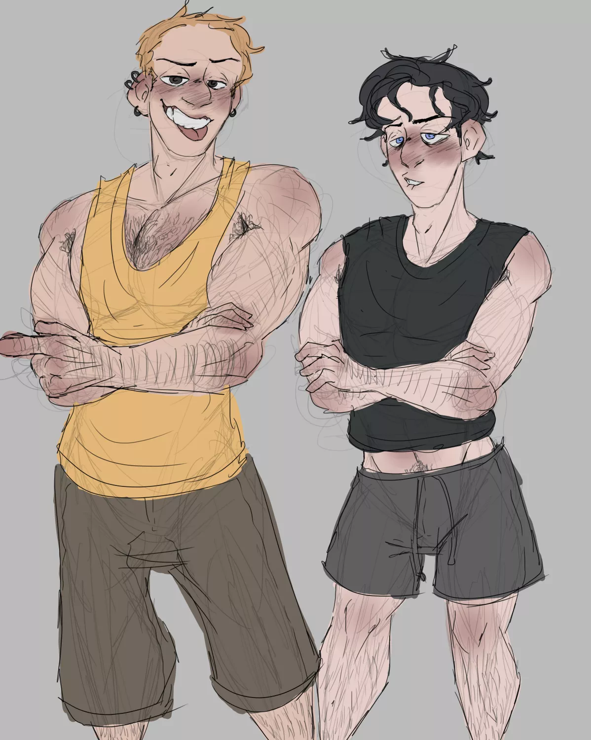 [OC] So uh... what do you think they're looking at..? posted by Kamisama_VanillaRoo