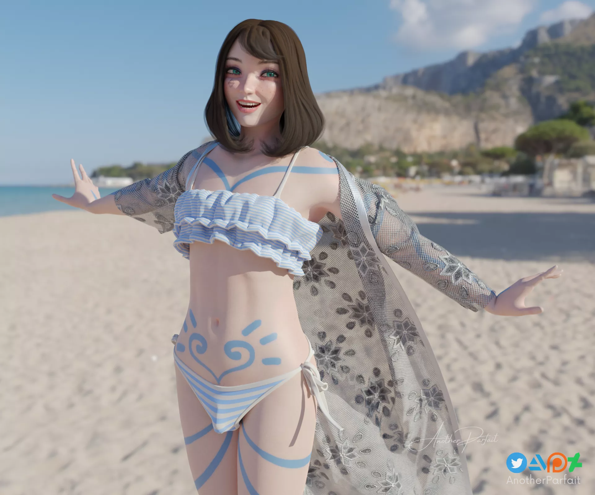 [OC] Summertime by AnotherParfait posted by anotherparfait