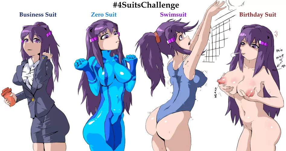 [OC] Yuri 4 Suits Challenge by z4nid