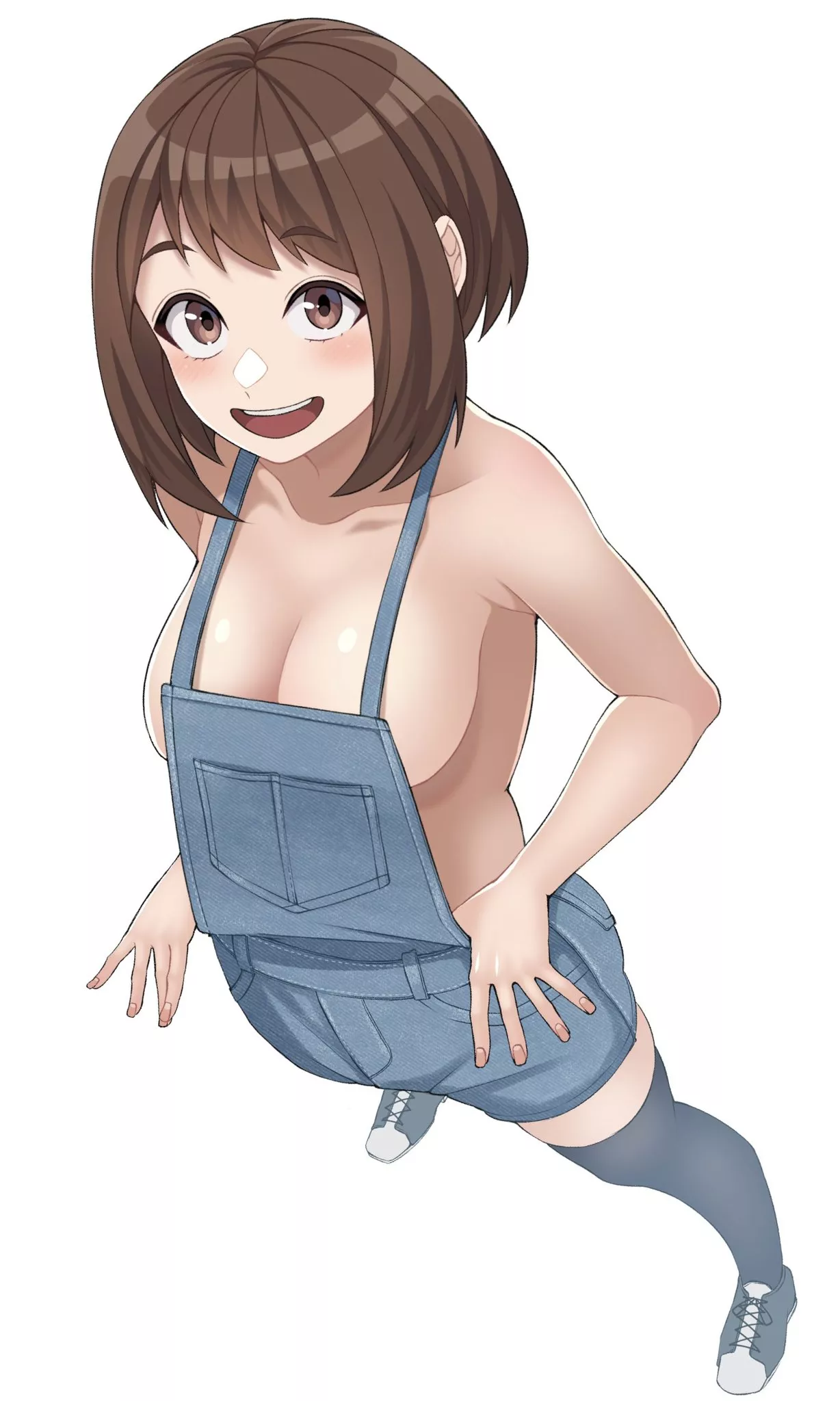 Ochako in overalls [Kobaji] posted by VacherinH