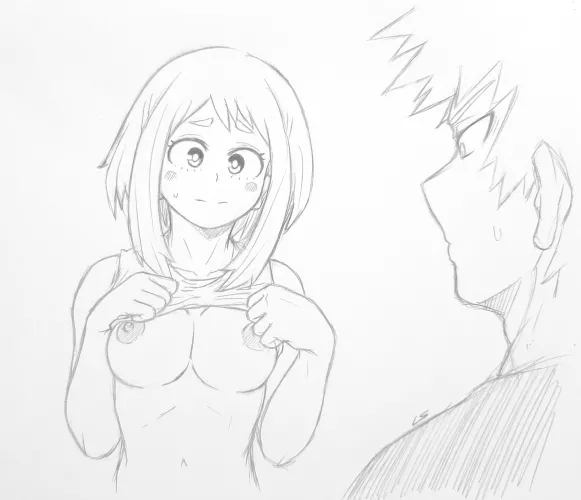 Ochako's got a couple surprises for Katsuki [James LS] by GongonzolaH