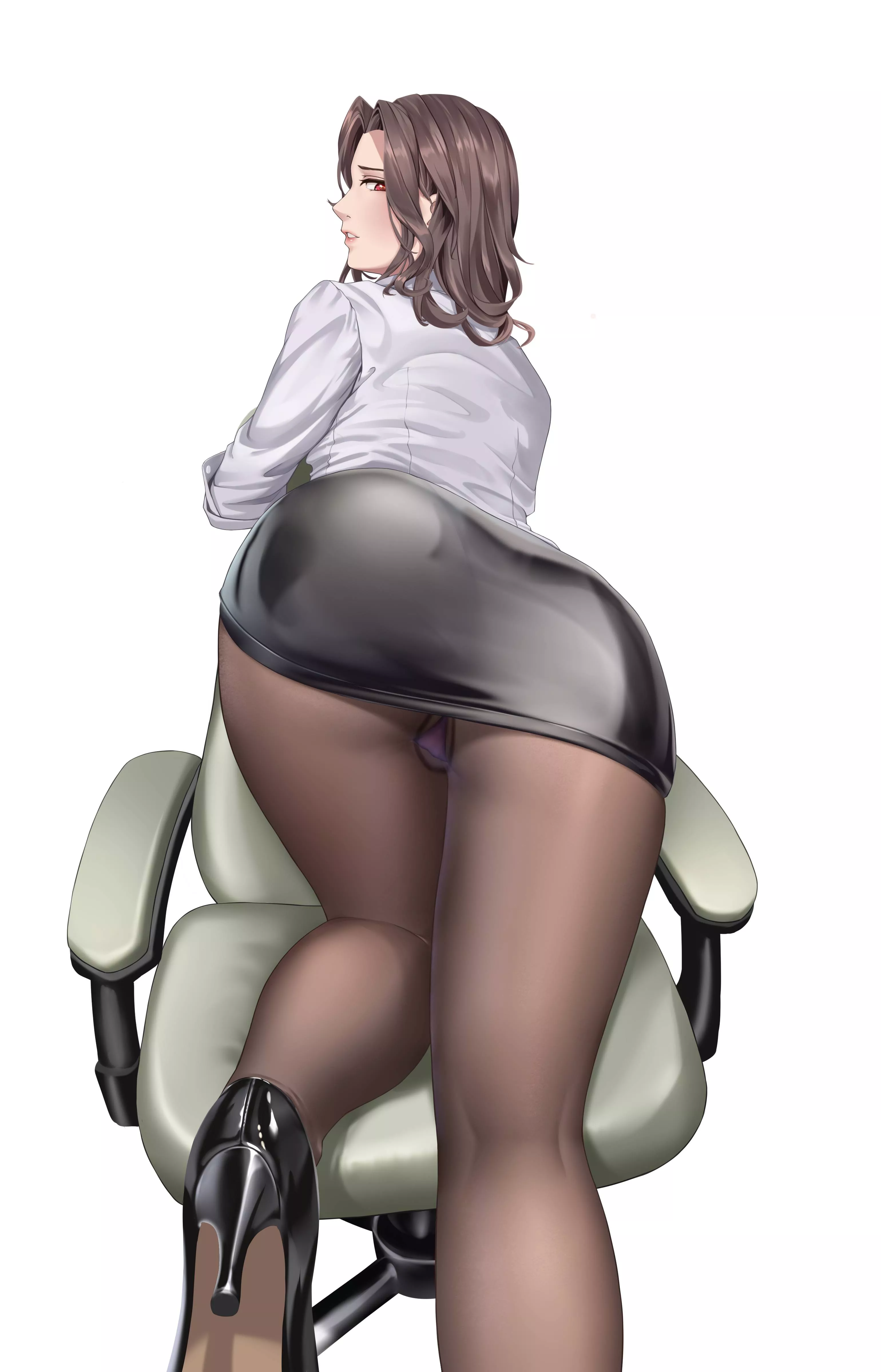 Office Lady posted by CheetahSperm18