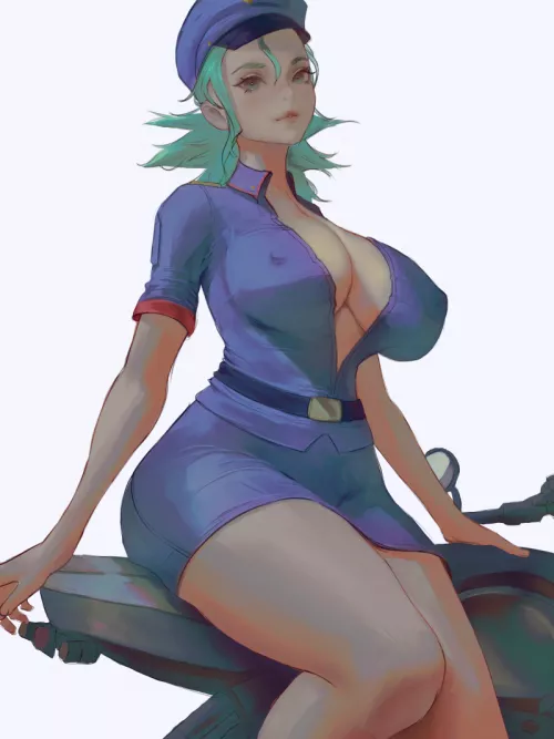 Officer Jenny (Ignite) [Pokemon] by Kuro-Oji