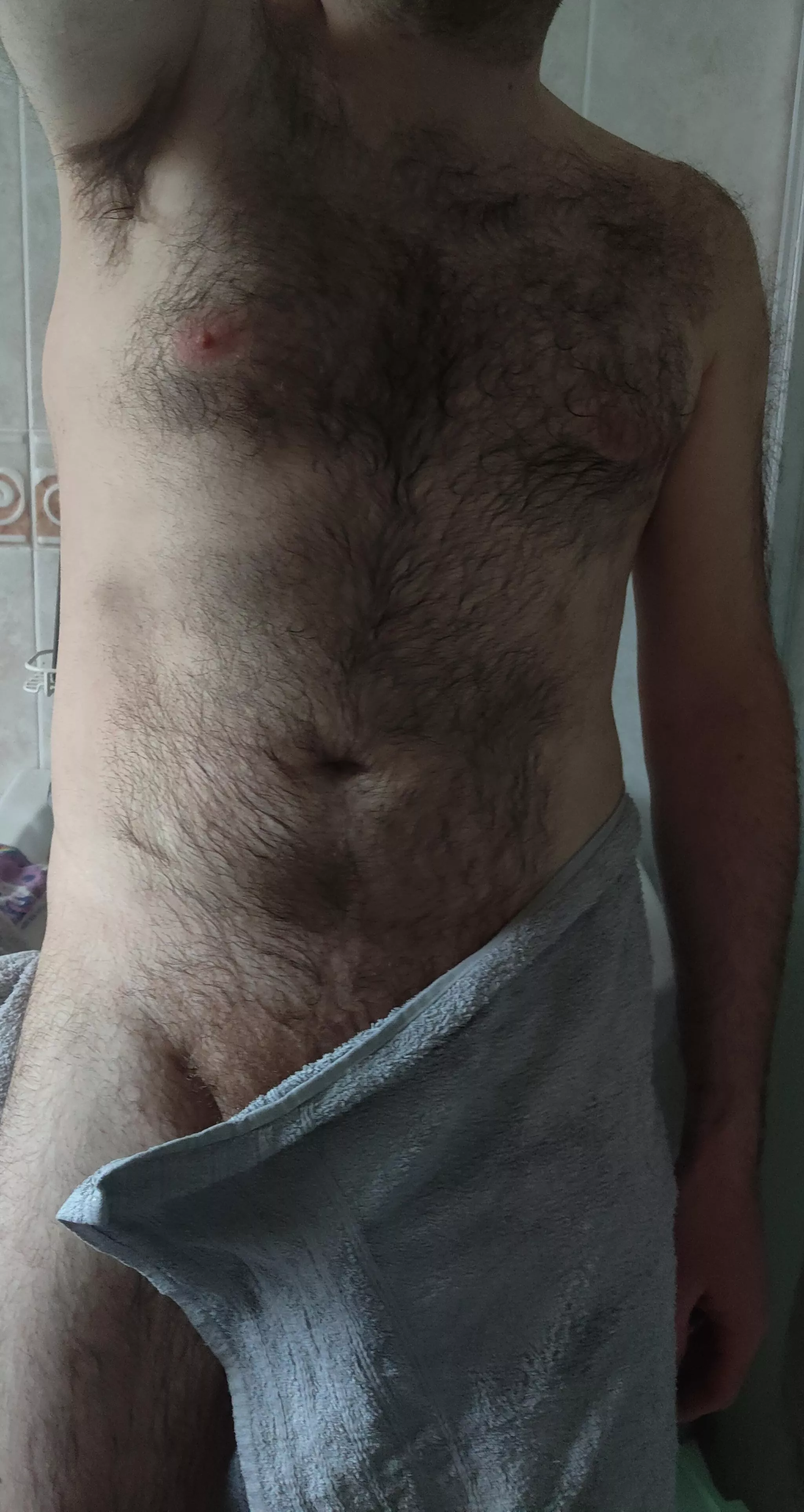 Oh dear! My towel is starting to slip off! posted by lonelythrownaway13