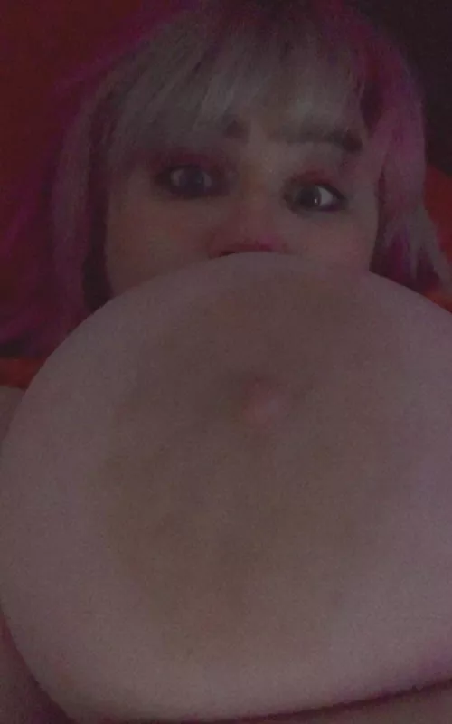 Oh gosh, help me! I can barely see over my huge squishy tits! by PlanktonOk7688