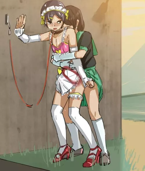 oh to be someone's maid/cat boy(cum dumpster) by Vale-the-mage