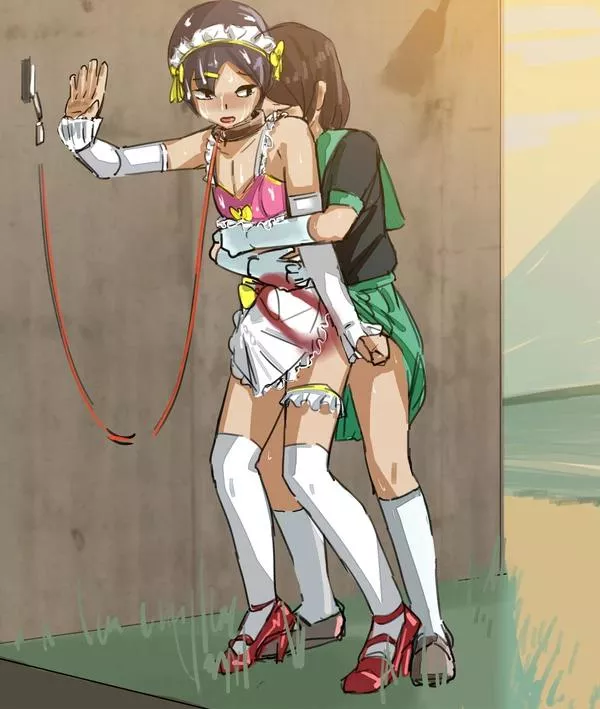 oh to be someone's maid/cat boy(cum dumpster) posted by Vale-the-mage