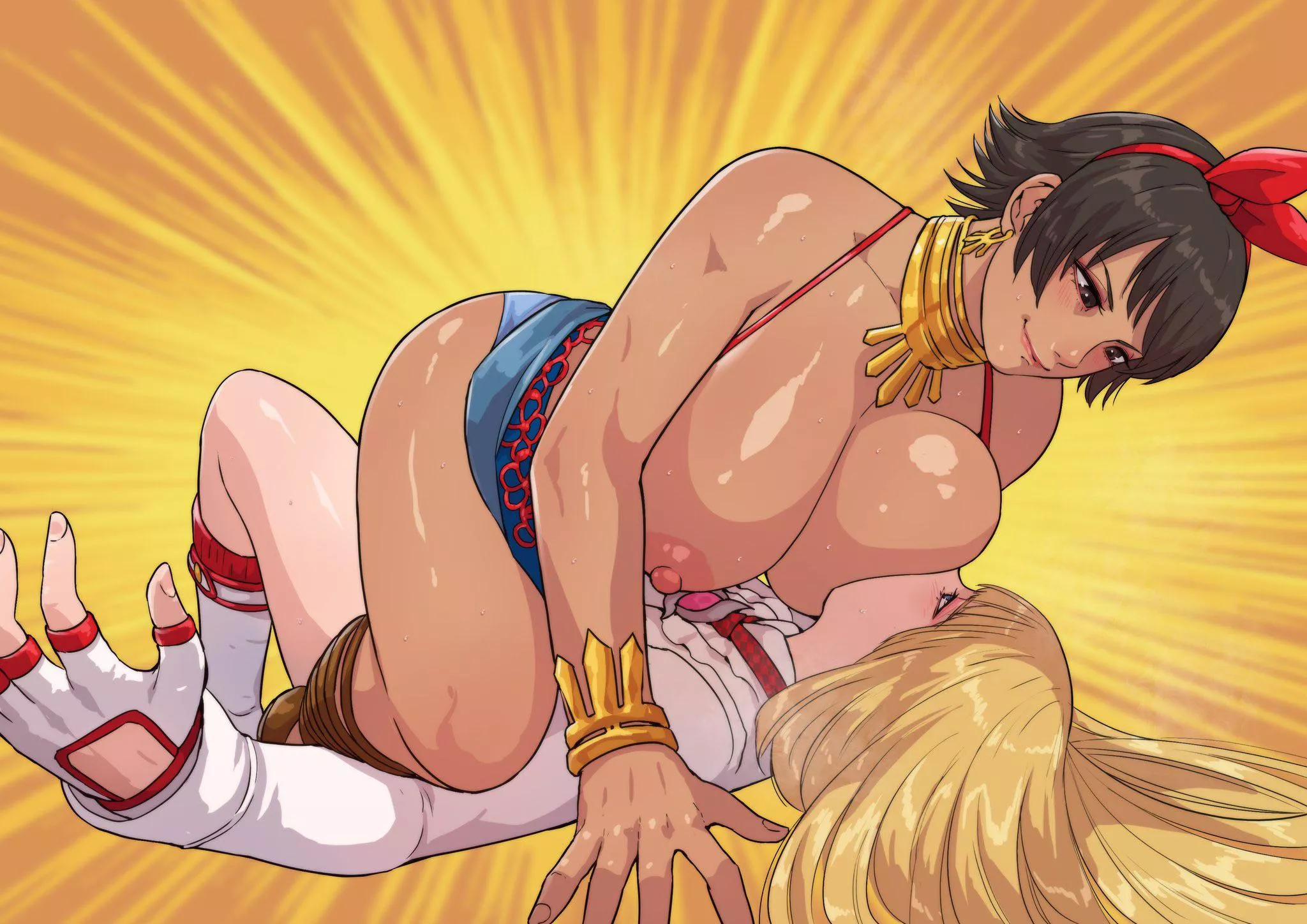 Oh yeah… Josie breastfeeding Lili [Tekken] (@cirenkoyenk) posted by NuttyBiscuit23