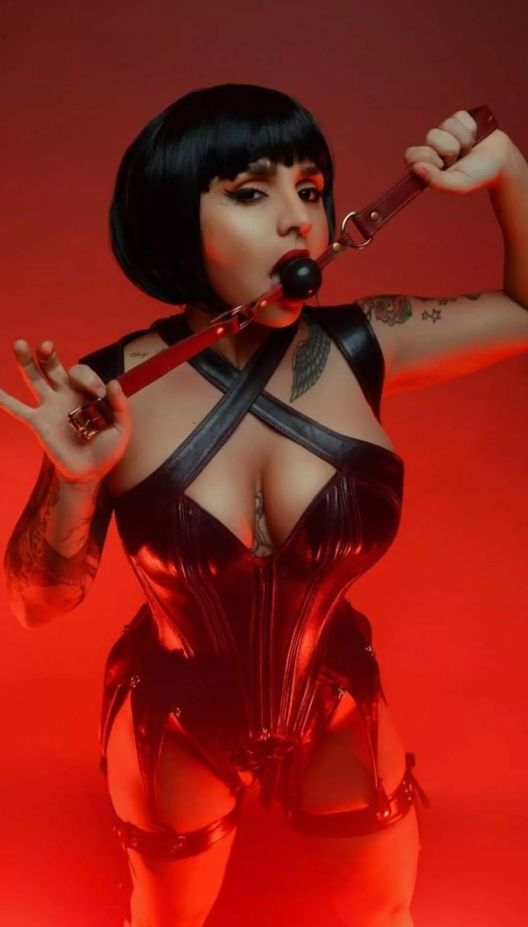 “Oh yes boy this gag is gonna look so pretty on you”😈 [F] posted by Mistress_Cleopatra