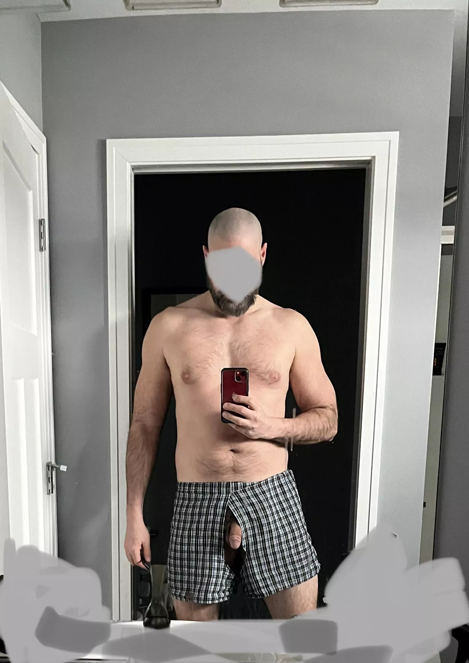 Old boxers with ripped fly posted by MuscleGutGuy