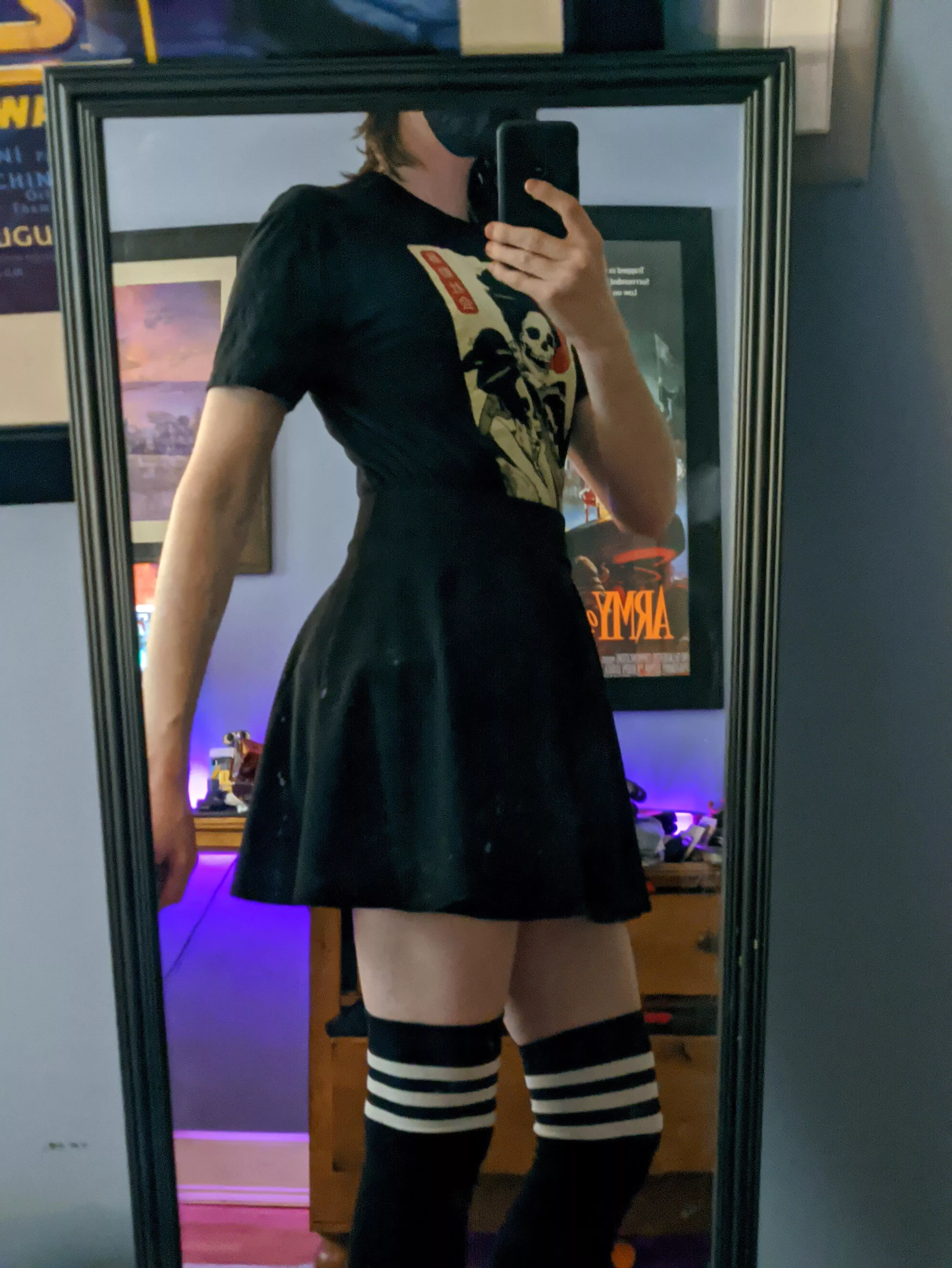 (old picture of me) first time i put together an outfit! posted by Flint_-