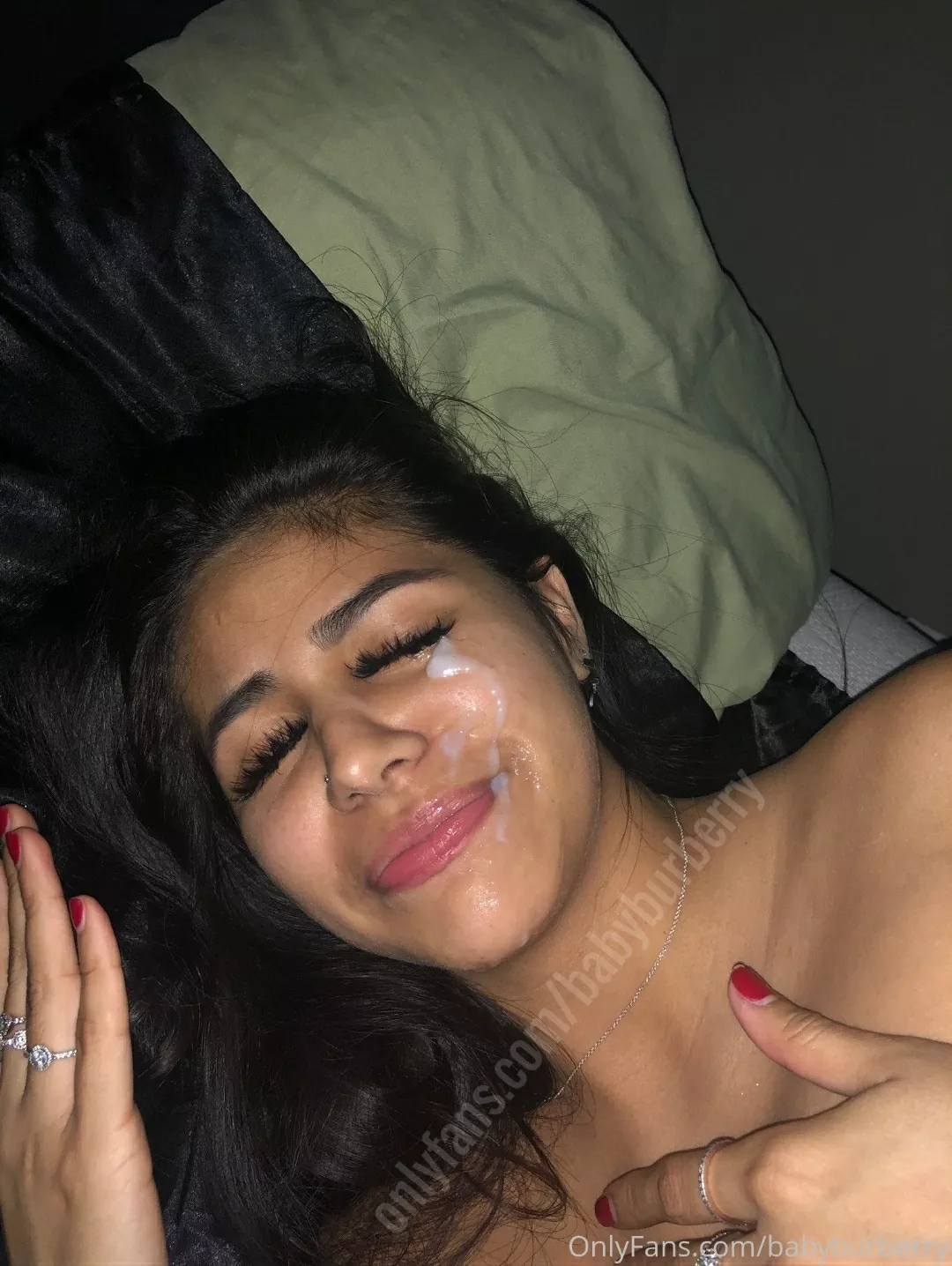 On her face posted by bholiday671