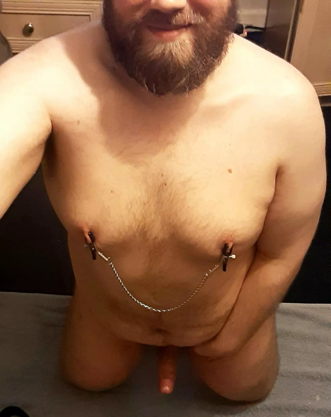 On my knees and very obedient... most of the time 😉 posted by prot180