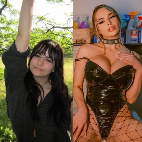 On my way to look like a blow up doll! I’m so proud of my journey so far though ☺️ by bimbomeplease