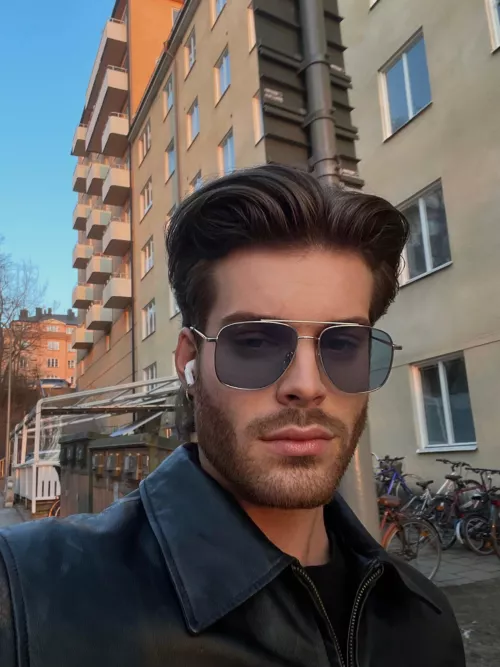 On my way to my first day as a model. Wish me luck 😳😬😬 by Asterike