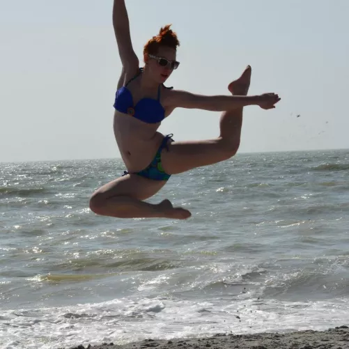 On The Beach by frecklearms1991