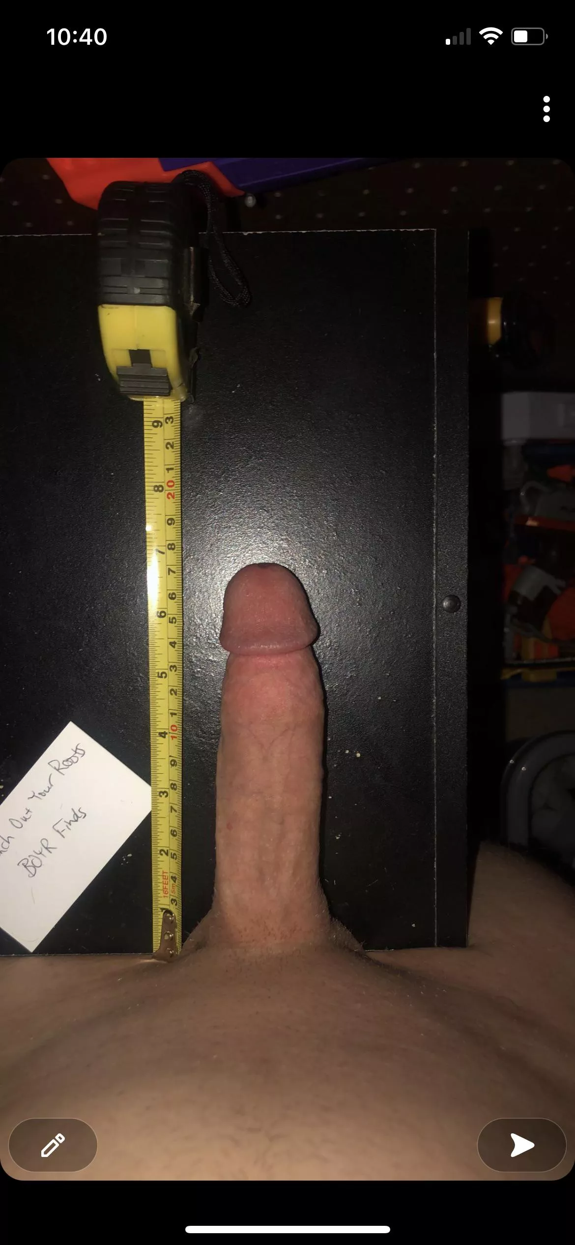 One measurement I’ve done to my cock 🥵 posted by Big_daddy_25