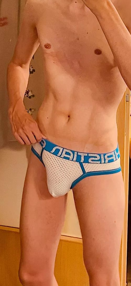 One of my favourite jockstraps. what do you think of the front? by thetinkerling