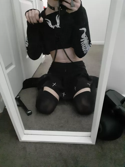 One of the VERY few pictures I like of myself... <3 by The_False_Switch