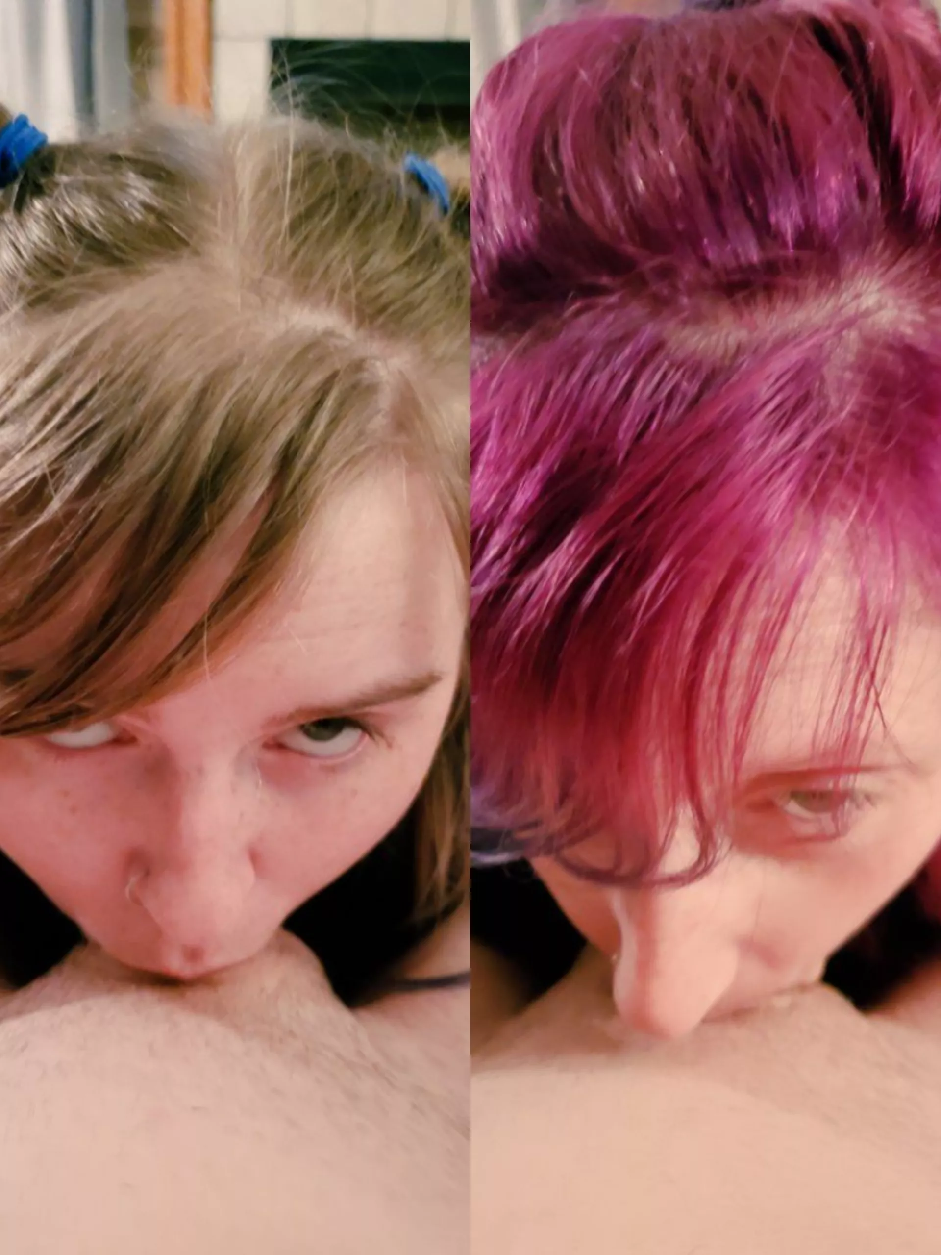 One of thr best parts of being a triad. Double the deep throat!! posted by Threescompany27