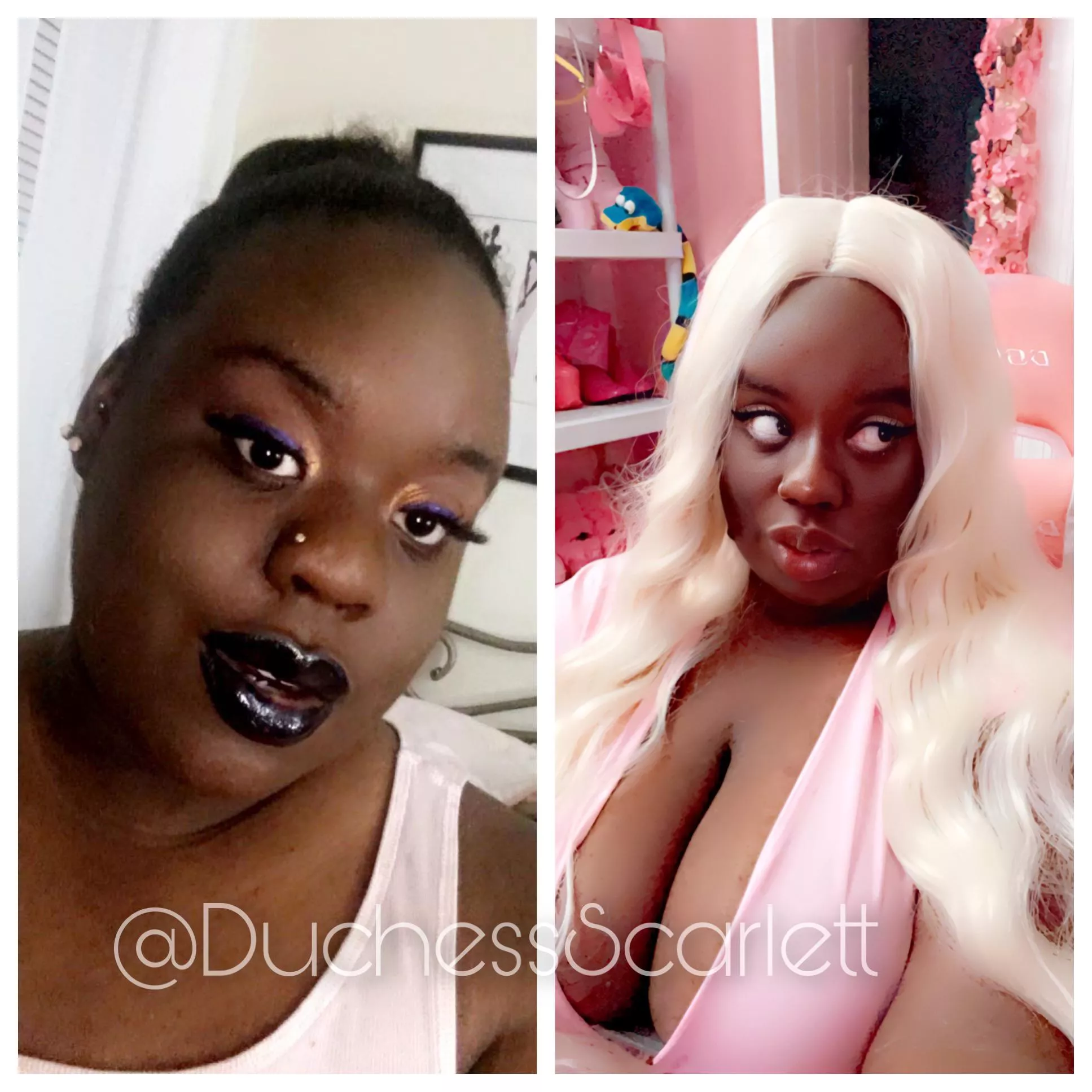 One step closer to perfection💕 I’ve come a long way but I’m no where close to finished with my Bimbofication! posted by DuchessScarlett