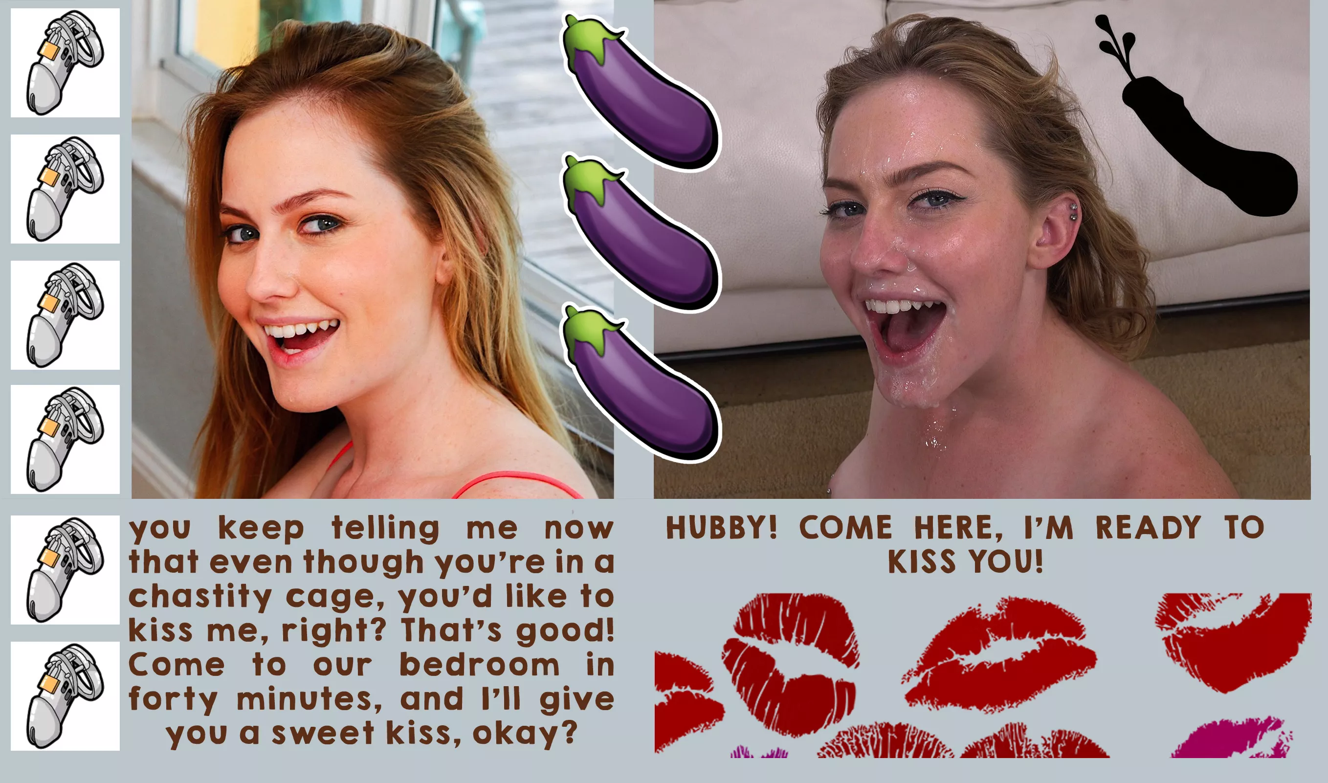 one sweet kiss posted by Slave_Leo